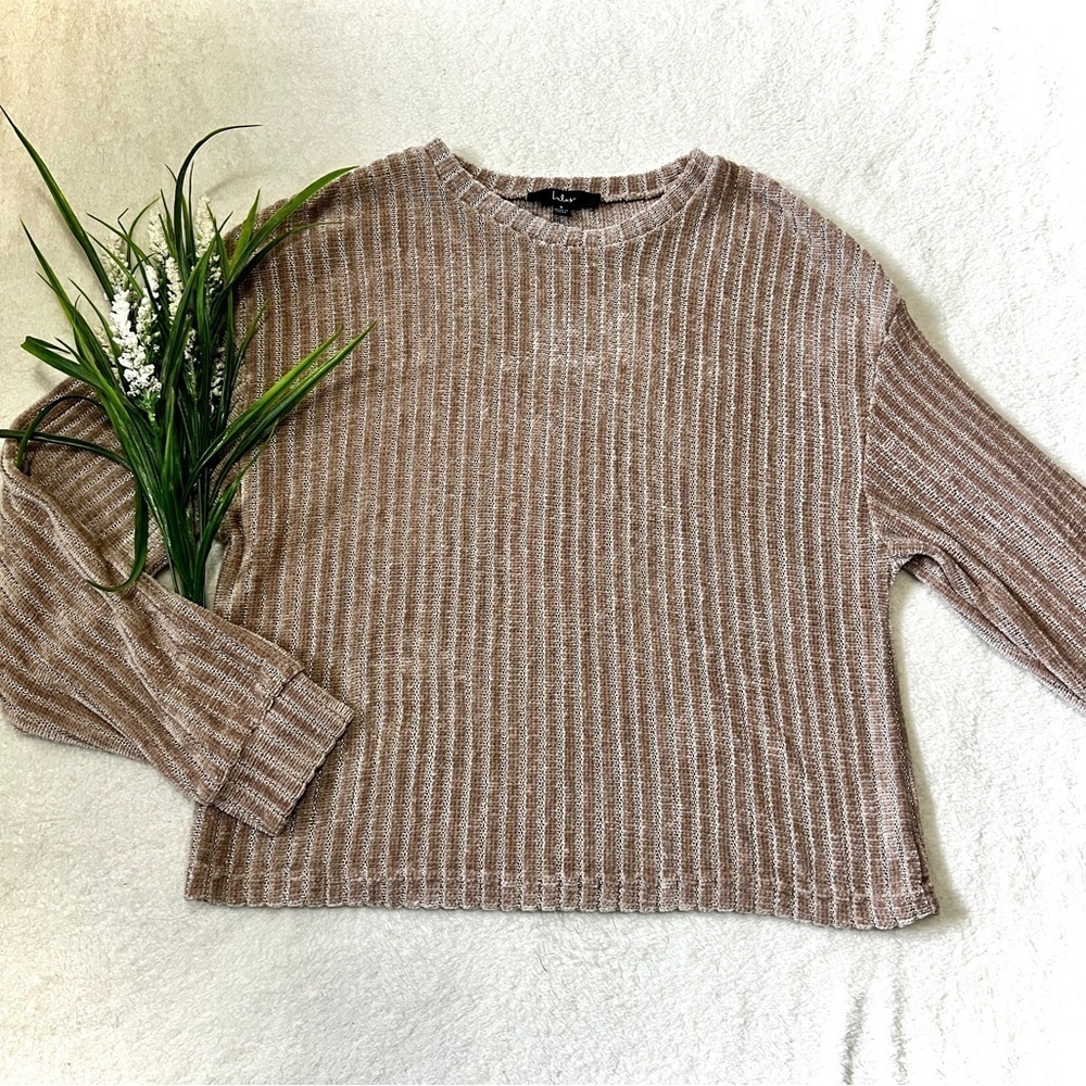 Lulu's Weekend Ready Chenille Ribbed Sweater - Small